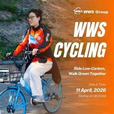 Spring Ride, Green Commitment – ​​Jovens funcionários do Grupo WWS realizam evento de ciclagem de...